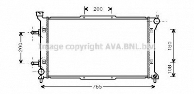 AVA QUALITY COOLING su2037 -  Радиатор, охлаждение двигателя
